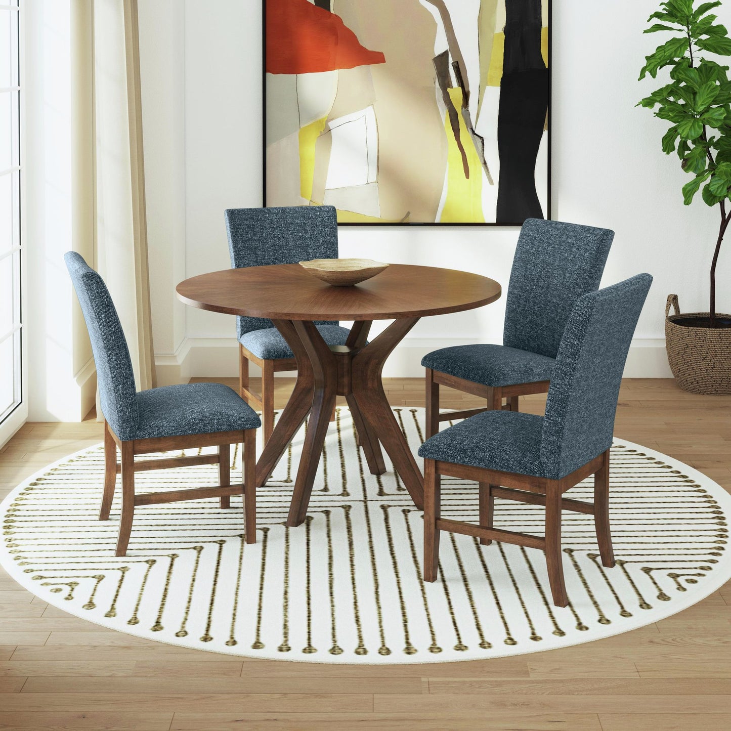 Santa Barbara - Fabric Dining Side Chair (Set of 2)