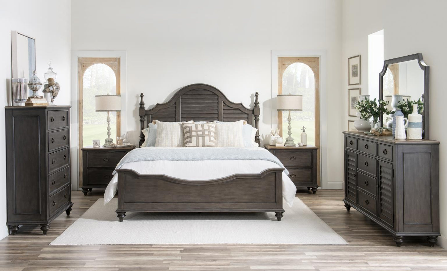 Kingston - Open Nightstand - Sandalwood Brown / Dark Sable