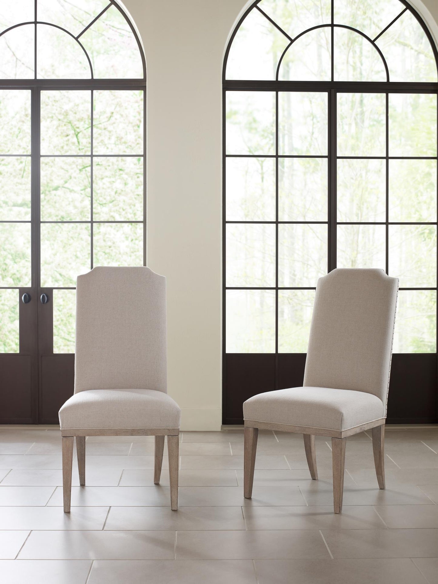 Monteverdi - Upholstered Host Side Chair (Set of 2) - Sun-Bleached Cypress