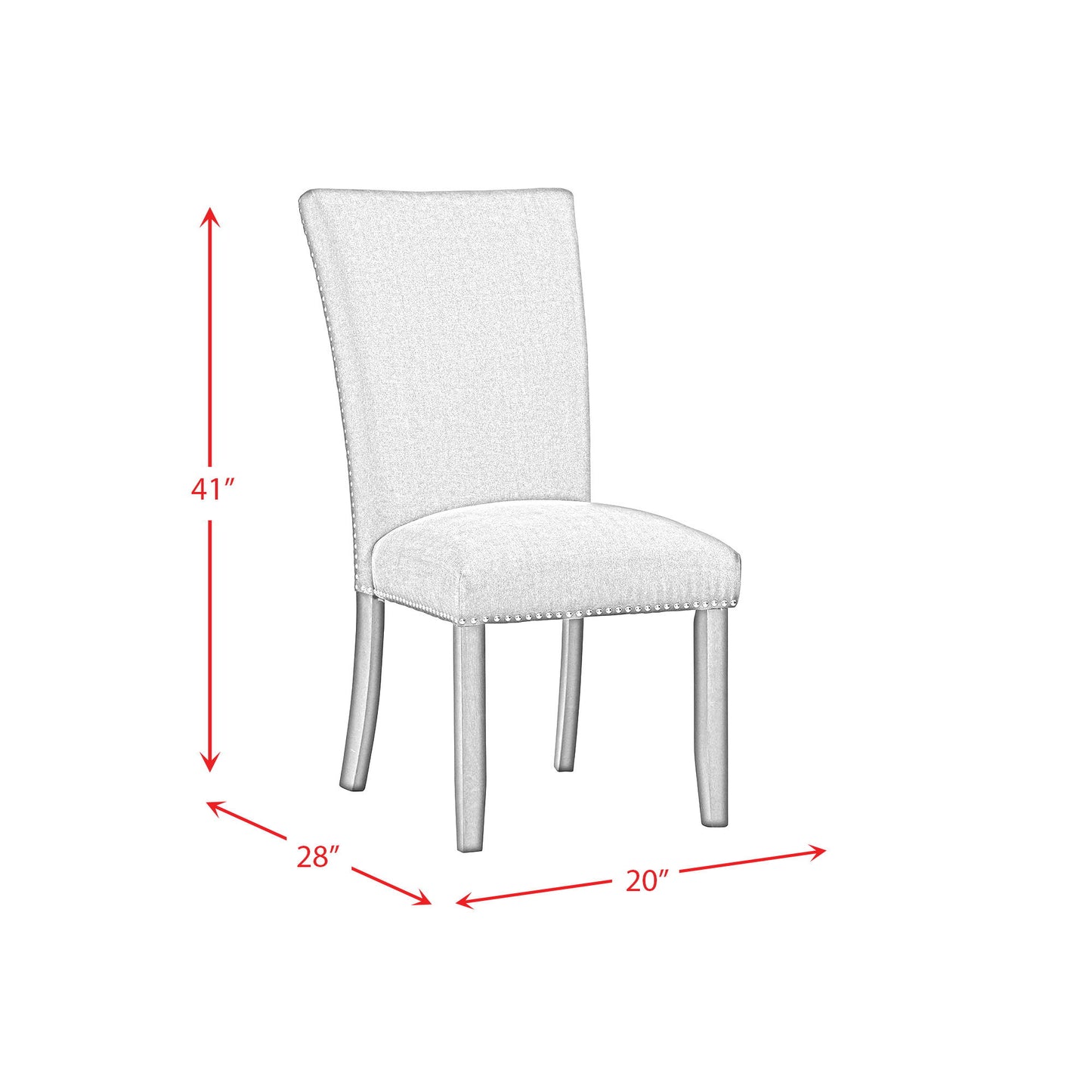 Tuscany - 5 Piece Standard Height Dining Set (Table & Four Chairs) - Charcoal