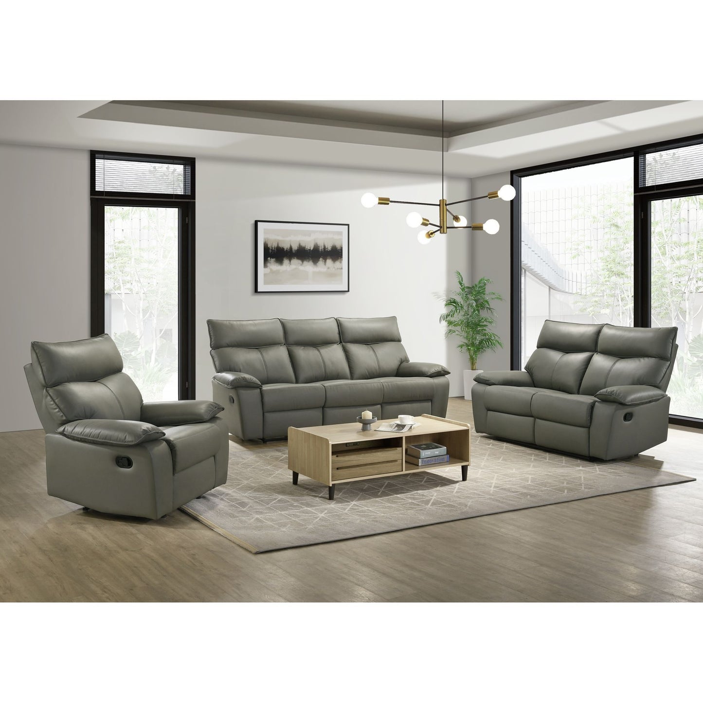 Wildcat Motion Sofa in Aviarah Grey