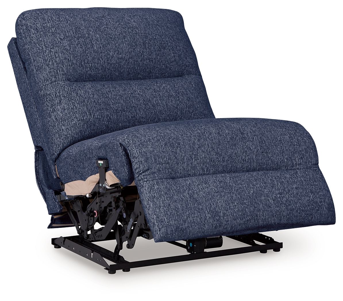 Acklen Place - Power Armless Recliner With Adj Headrest - Navy