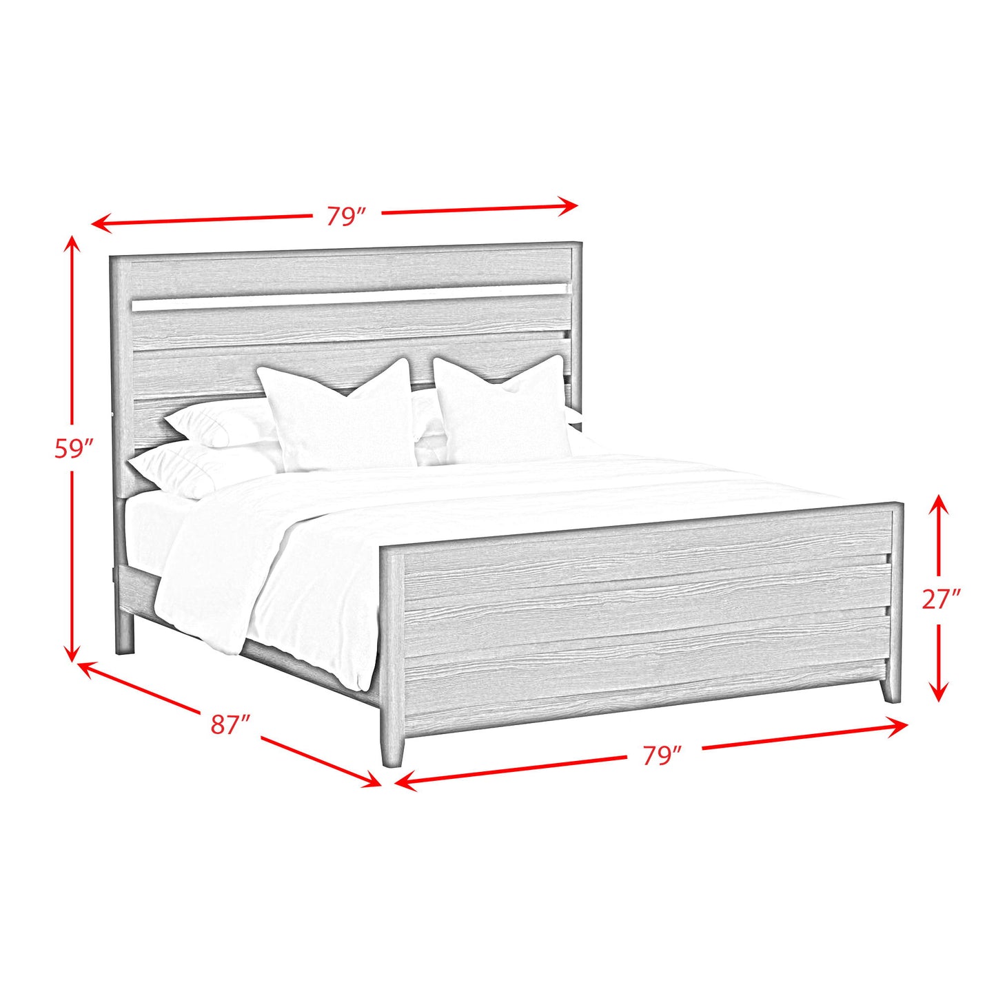 Tobias - Bed With LED