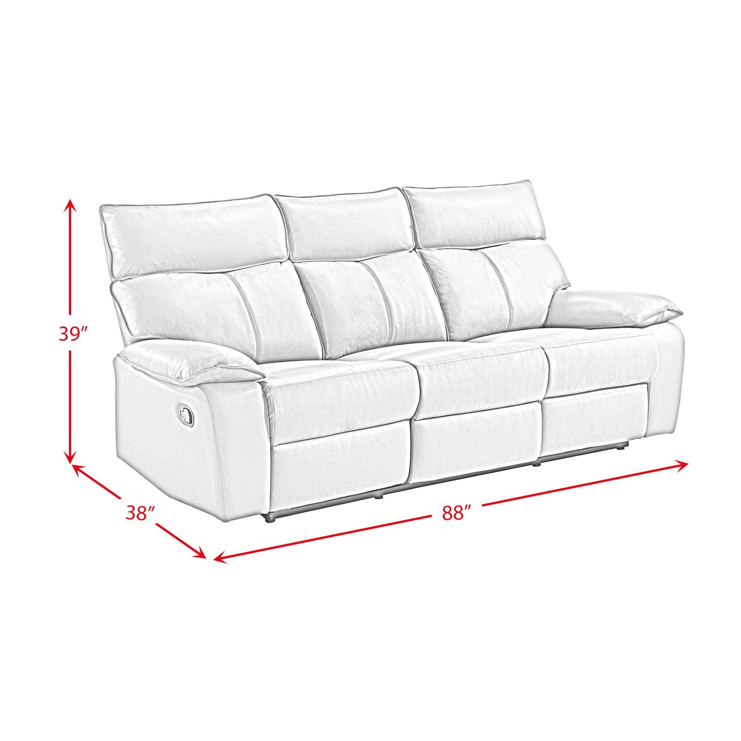 Wildcat Motion Sofa in Aviarah Grey