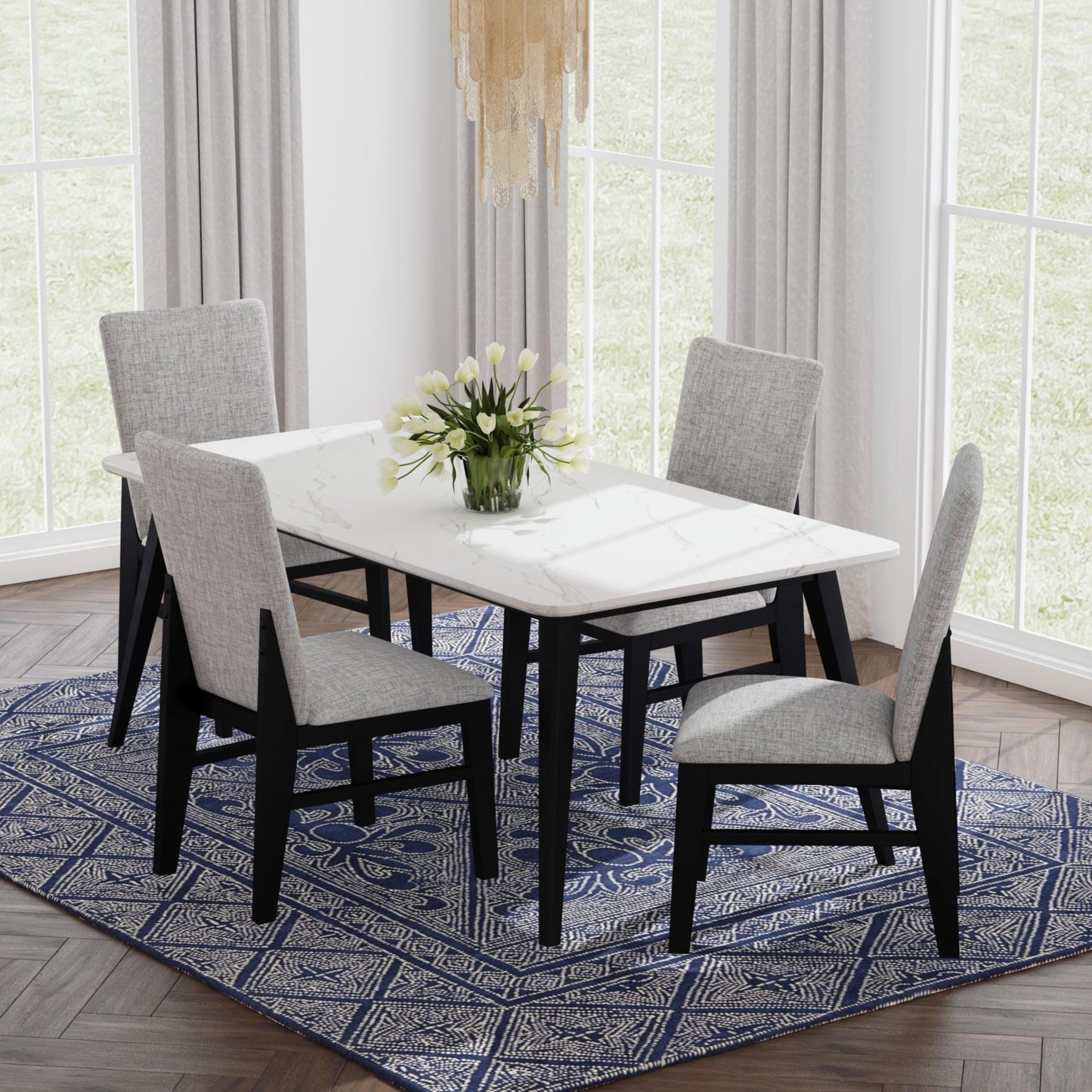 Marlene - Dining Side Chair (Set of 2) - Gray