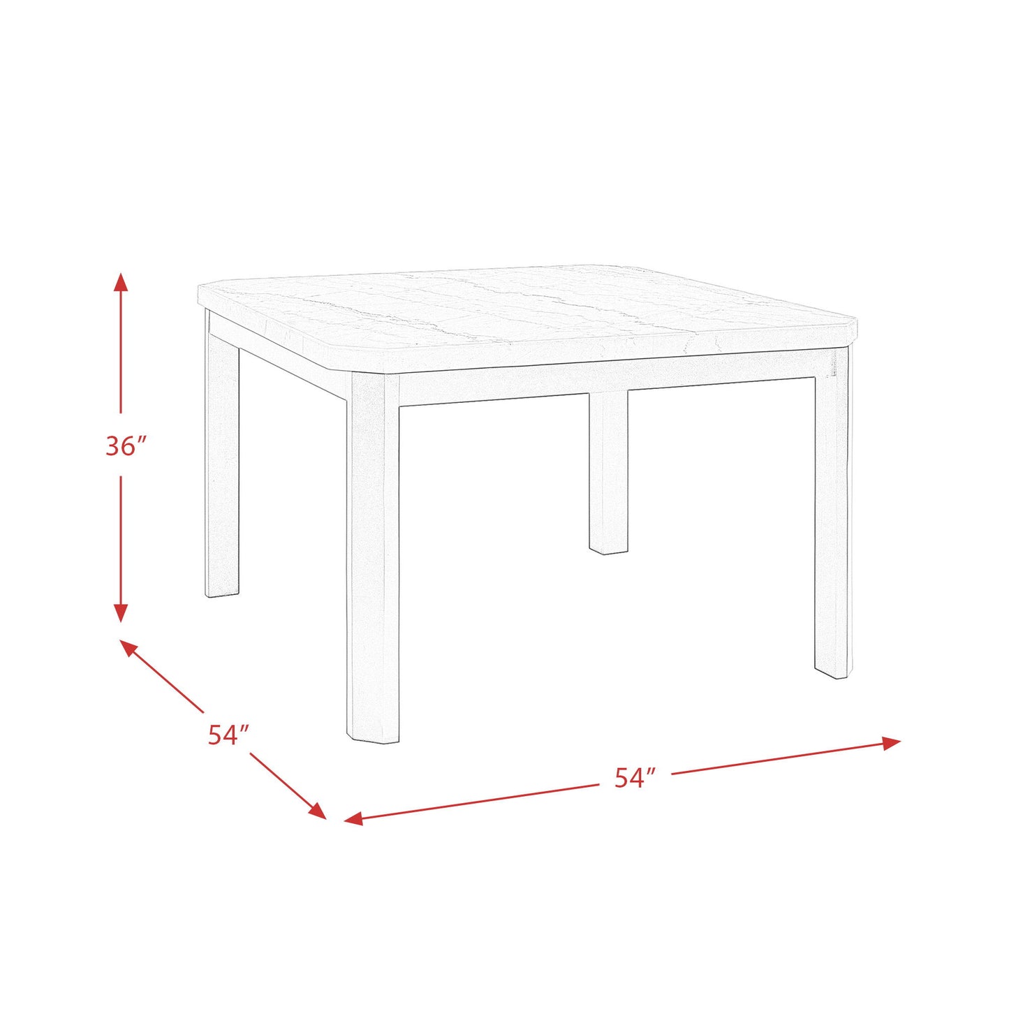 Francesca - Counter Height Dining Set