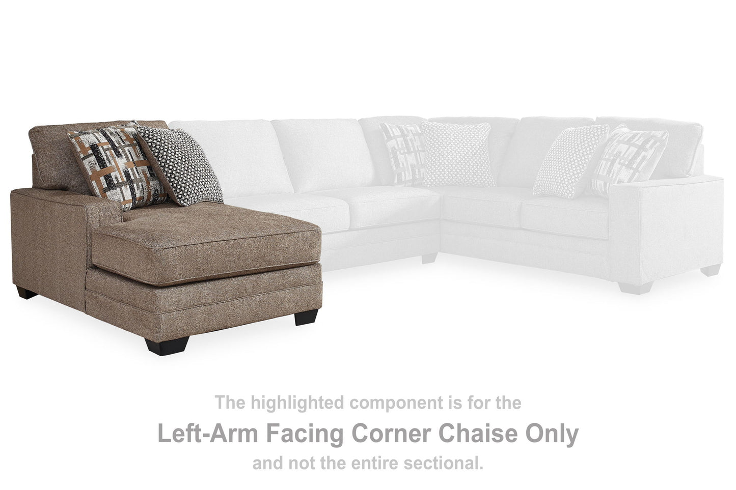 Cannonbrook - Laf Corner Chaise - Nutmeg