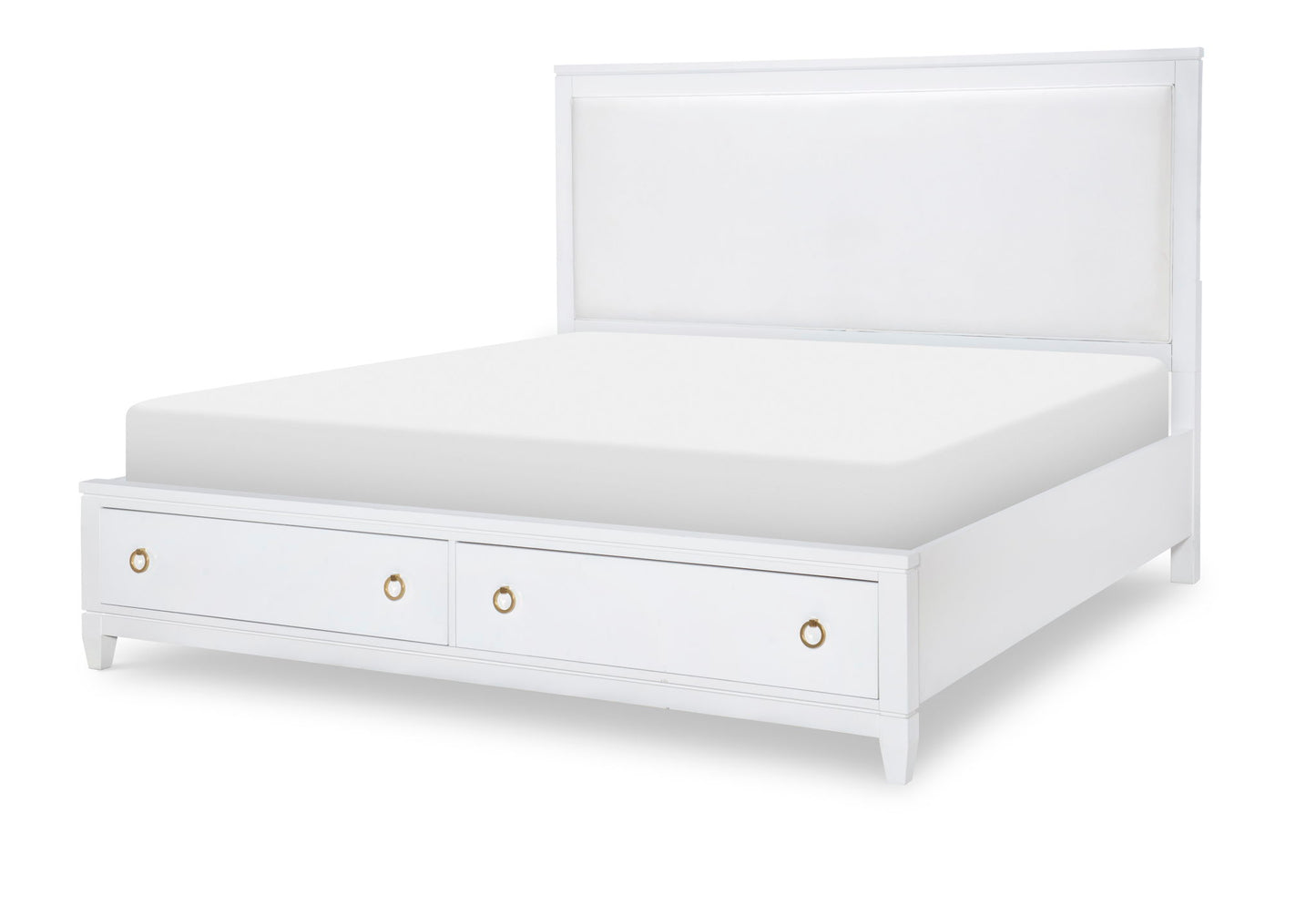 Summerland - Queen Storage Footboard - White