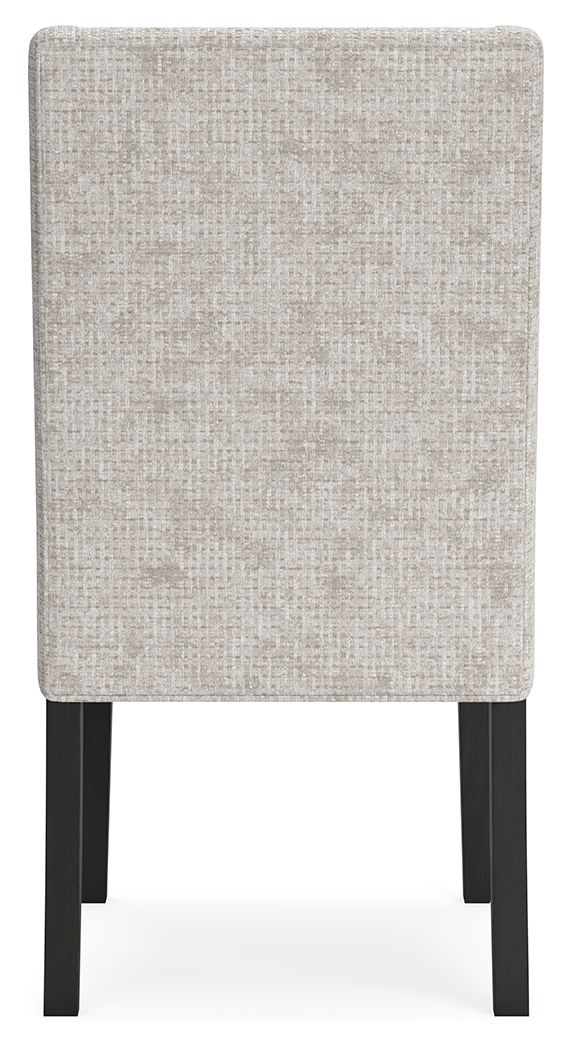Welltern - Dining Uph Side Chair (Set of 2) - Cream / Black