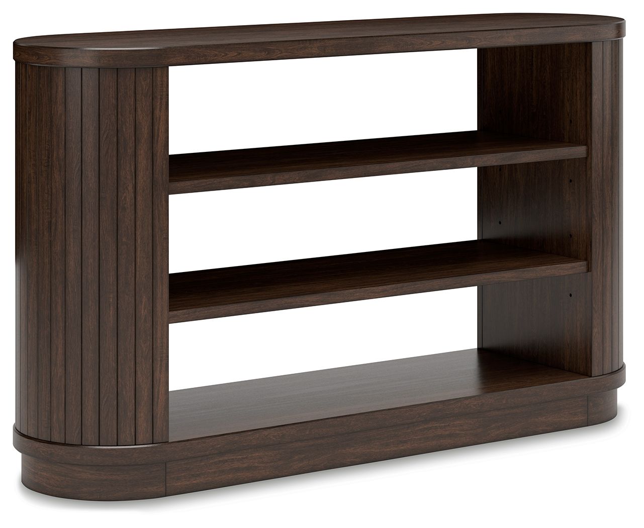 Korestone - 3 Pc. - Home Office Desk, Chair, Credenza - Warm Brown