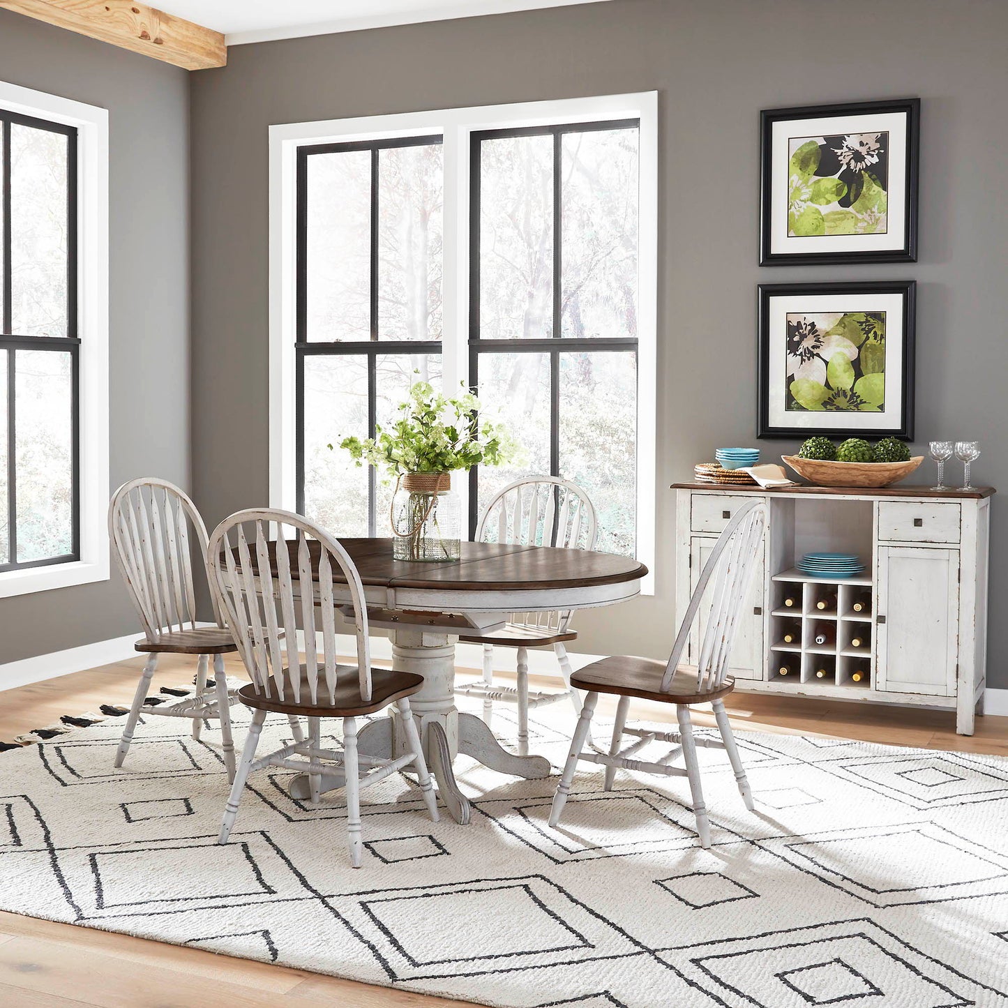 Carolina Crossing - Gathering Table Top - White