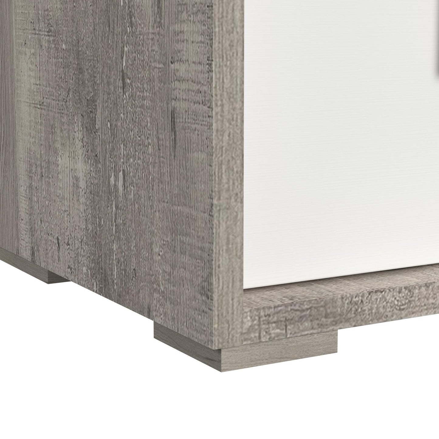 San Matteo - 2-Drawer Nightstand With USB - Gray