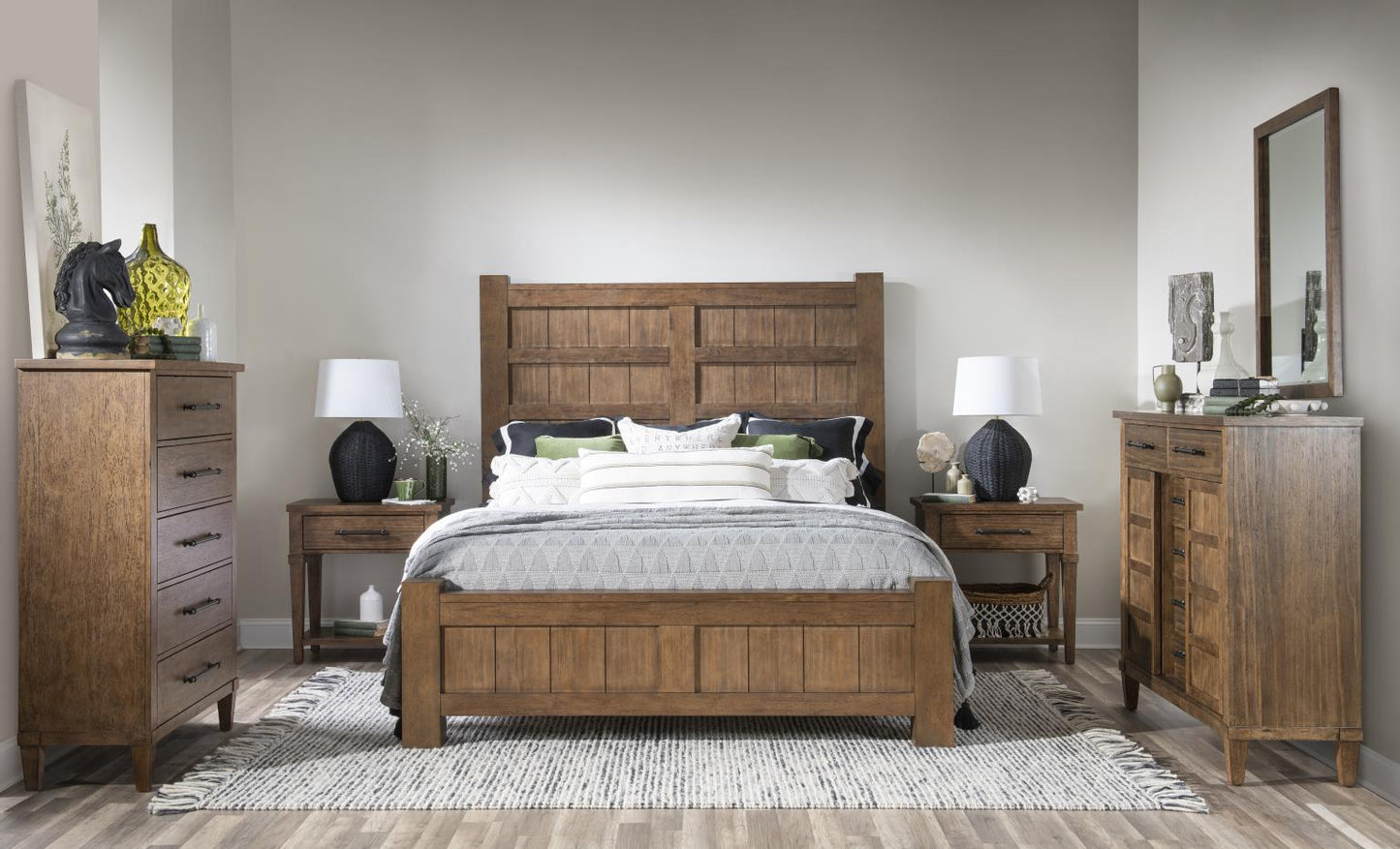 Artisan's Place - One Drawer Nightstand - Vintage Pine Ironwood