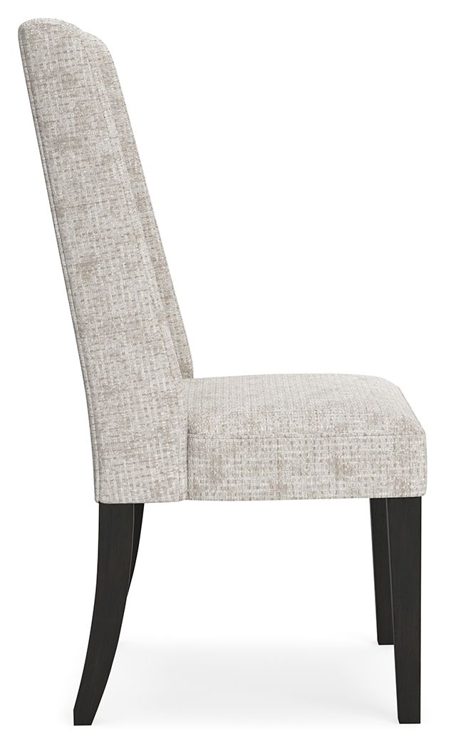 Welltern - Dining Uph Side Chair (Set of 2) - Cream / Black