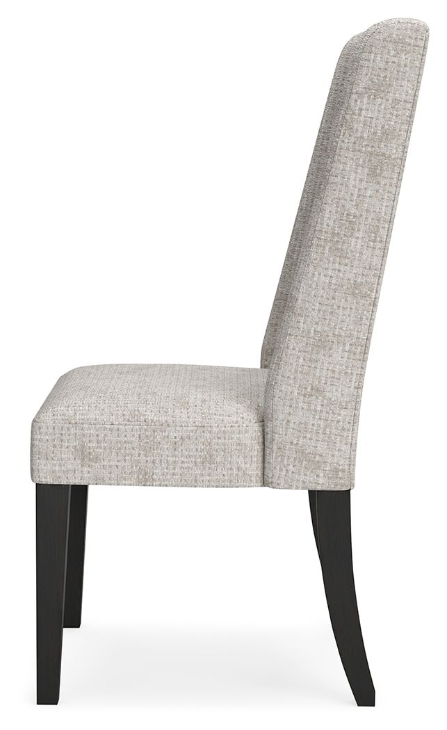 Welltern - Dining Uph Side Chair (Set of 2) - Cream / Black