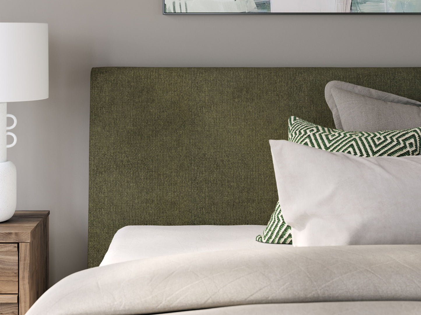 Chirason - Upholstered Bed With Roll Slats