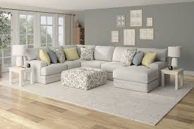 Stockbridge - Sectional With Comfort Coil Seating, 41" Cocktail Ottoman And Accent Pillows Included