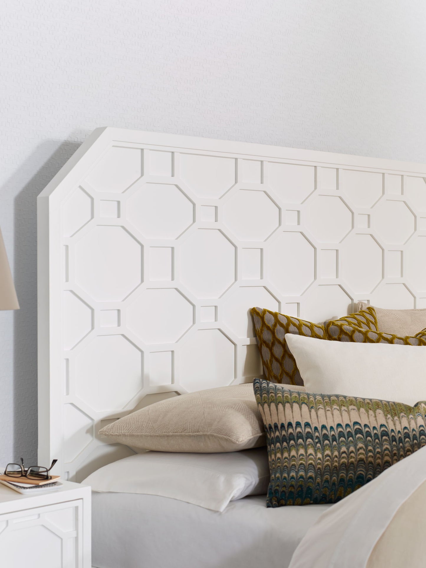 Chelsea by Rachael Ray - King Panel Headboard - White