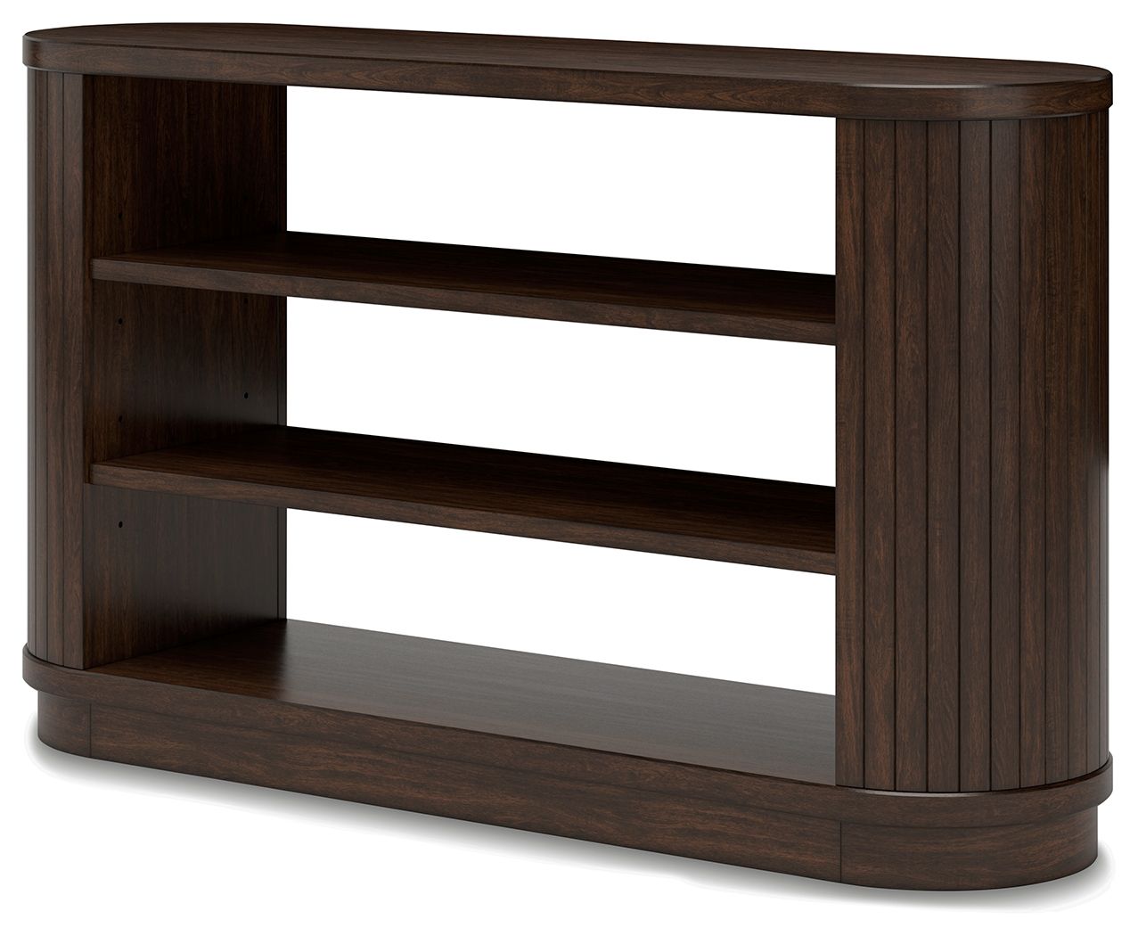 Korestone - 3 Pc. - Home Office Desk, Chair, Credenza - Warm Brown