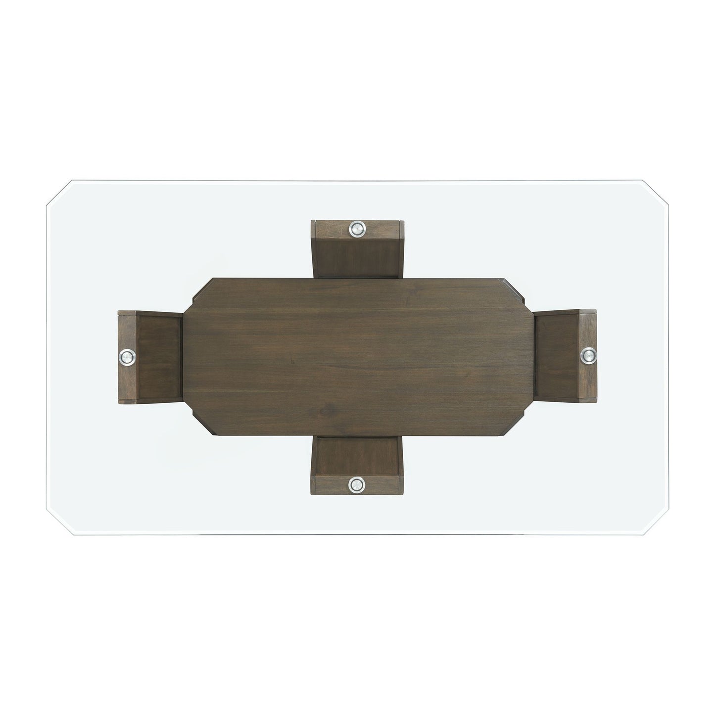 Dapper - Rectangular Dining 5 Piece Set (Table And Four Chairs) - Walnut