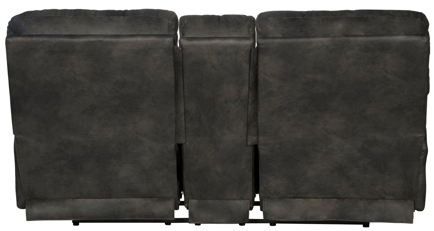 Voyager - Lay Flat Console Reclining Loveseat