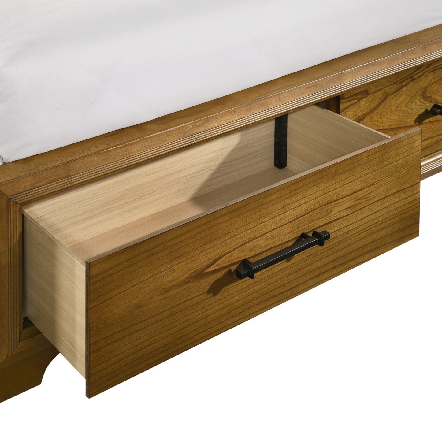 Harmony - Storage Bed With LED And Fabric