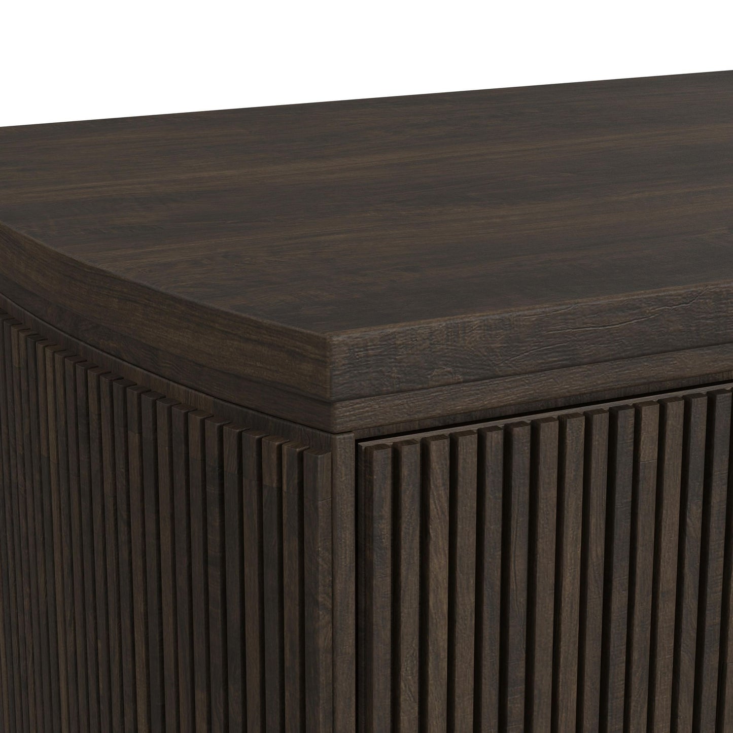 Sylvie - 1-Drawer Nightstand With Touch Light LED - Dark Brown