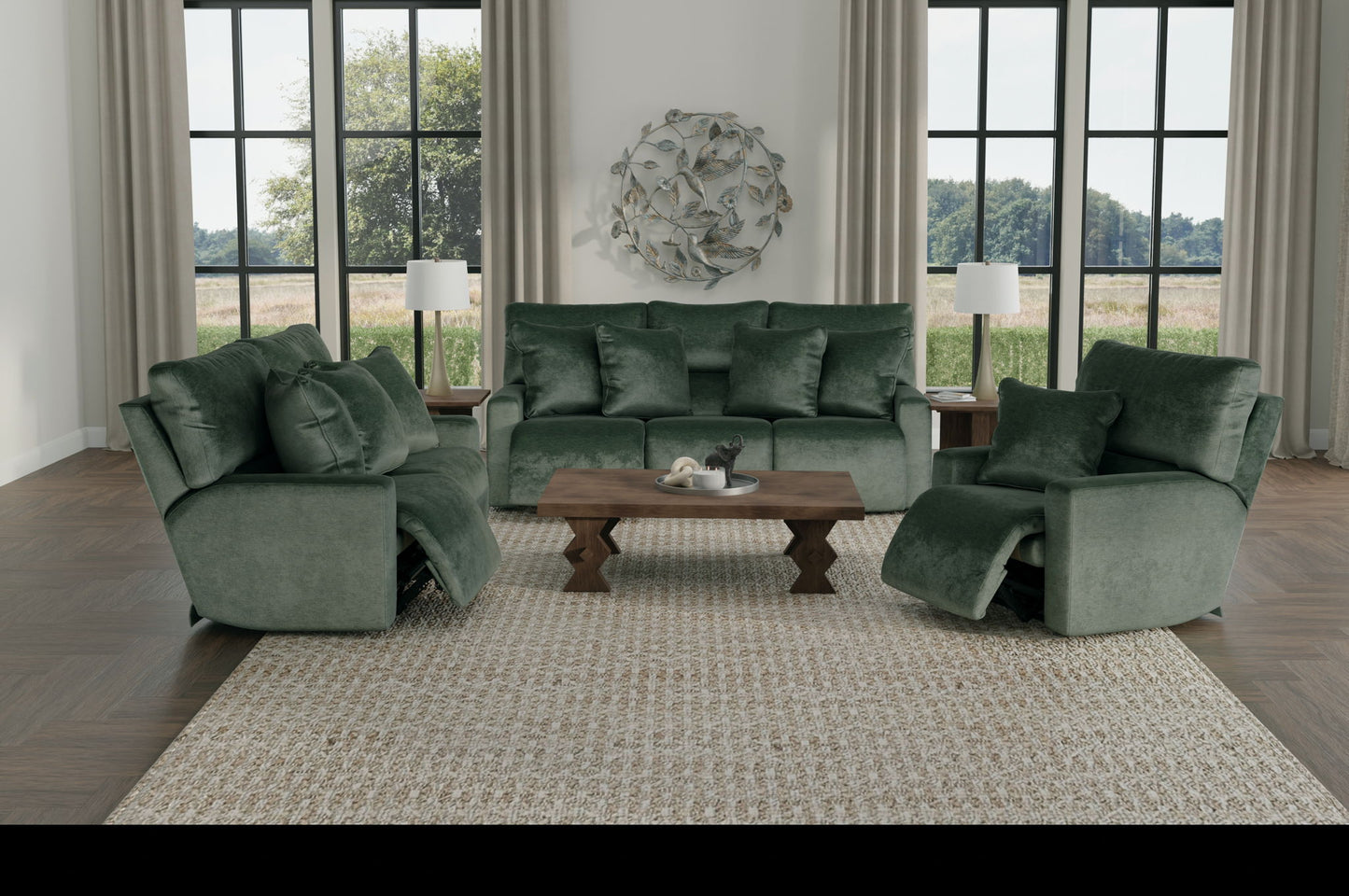 Rayton - Power Reclining Sofa With Zero Gravity - Mink