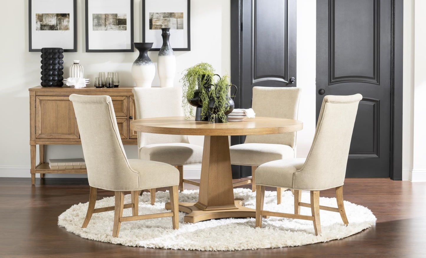 Linden - Upholstered Side Chair (Set of 2) - Honeyed Oak