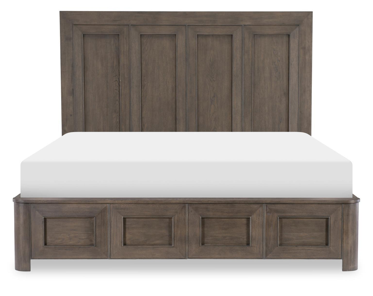 Lancia - King / California King Panel Headboard - Charred Oak