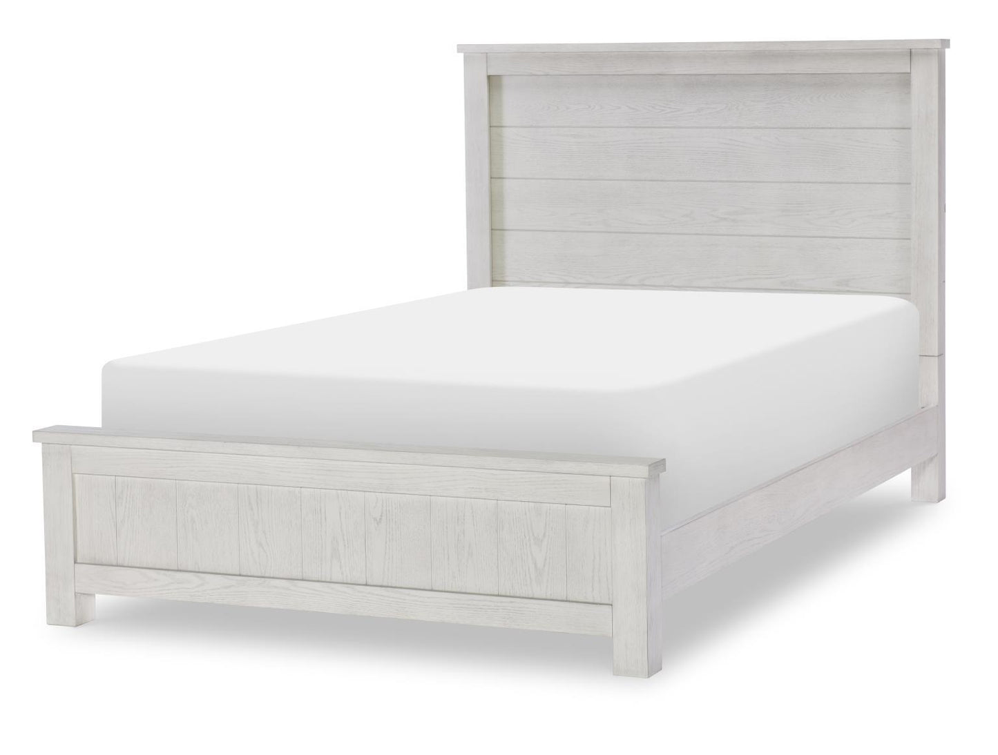 Preston - Full Panel Headboard - Bleached Linen