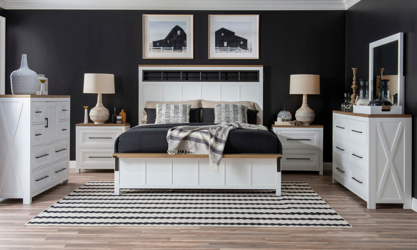 Franklin - Night Stand - White