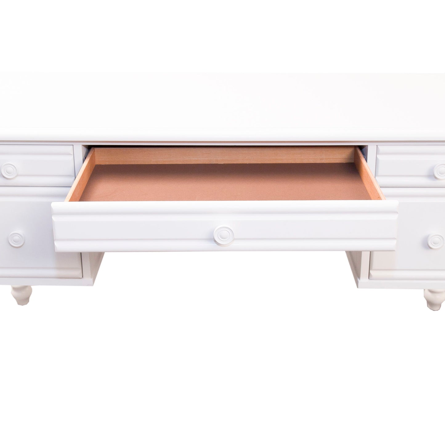 Summer House - Wood Vanity Desk - White