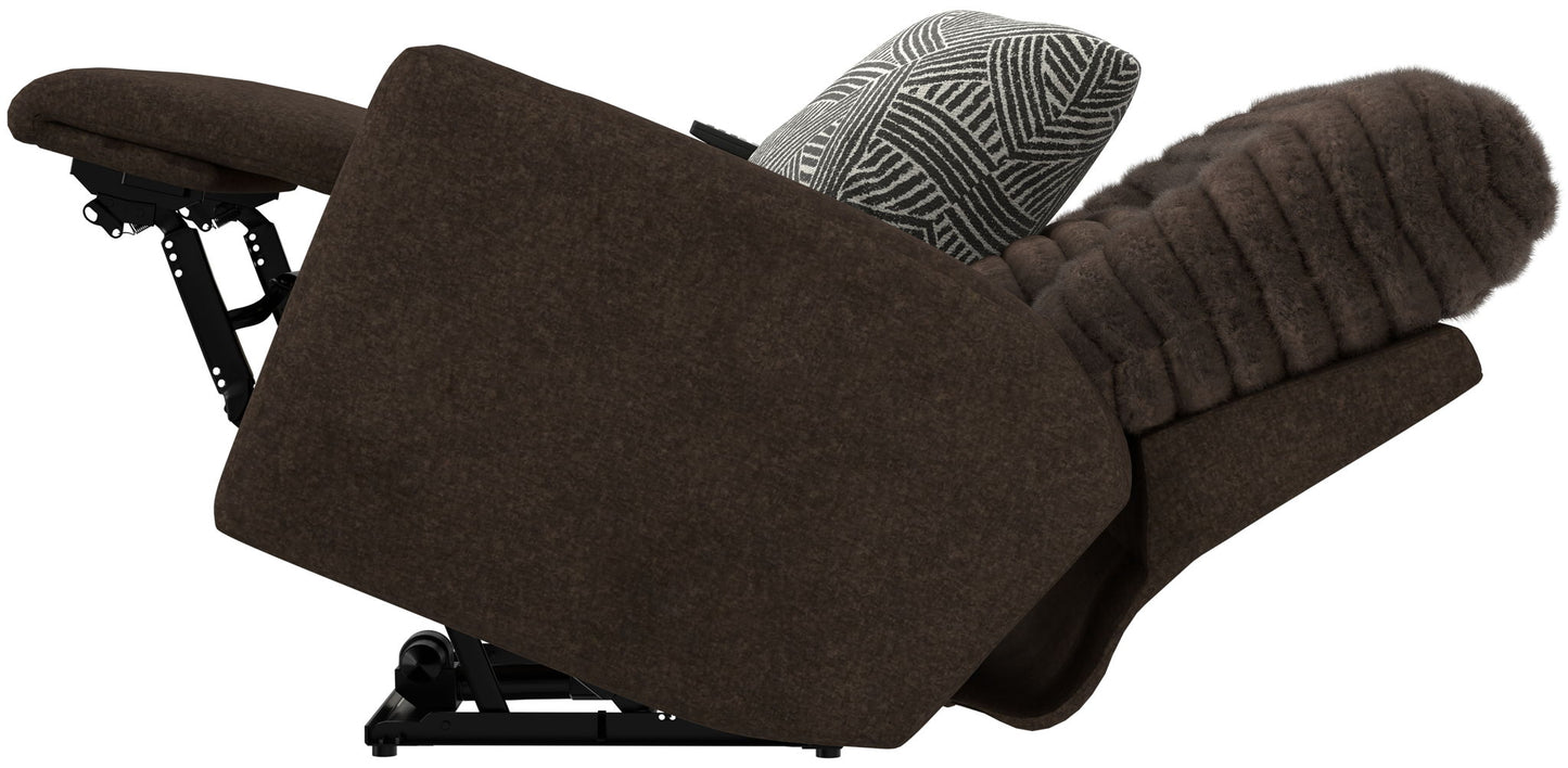 Zen - Power Recliner With CR3 Heat / Massage / Zero Gravity - Chocolate
