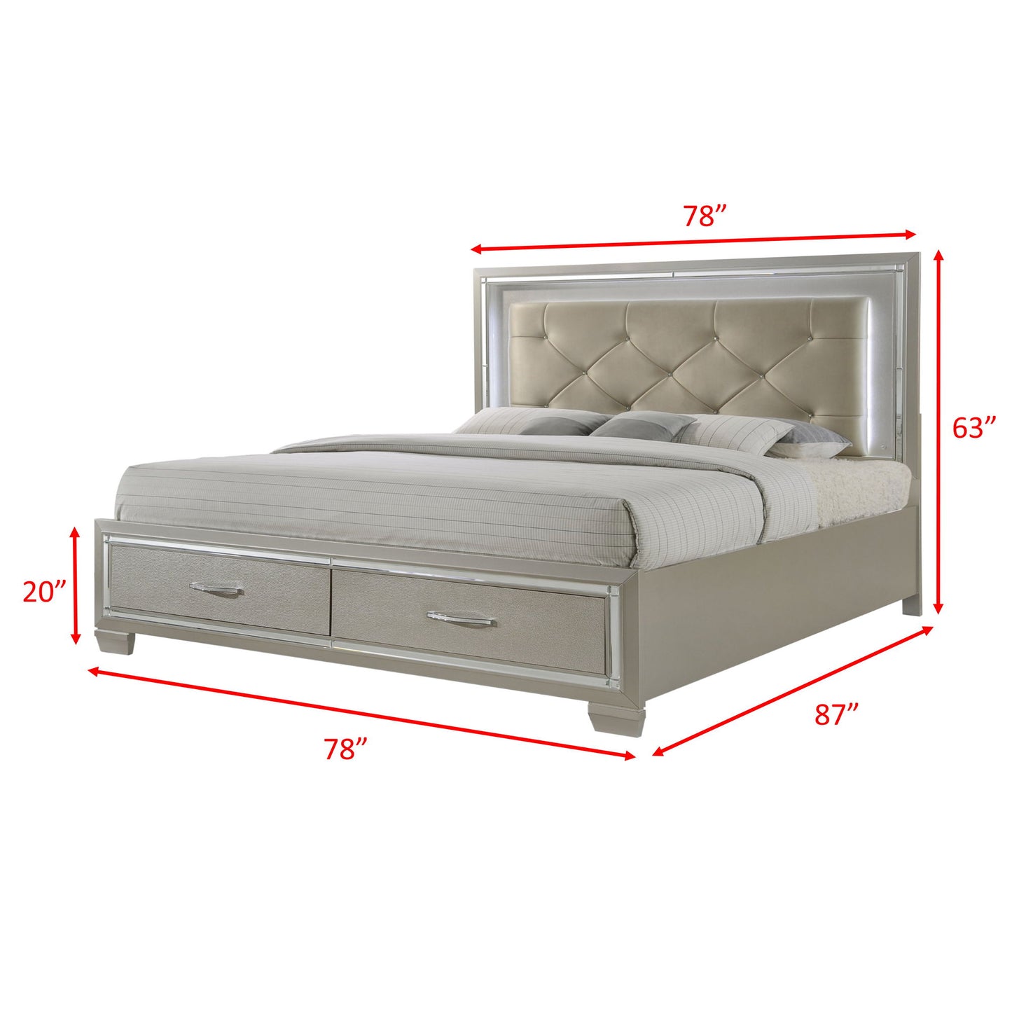 Platinum - Bed