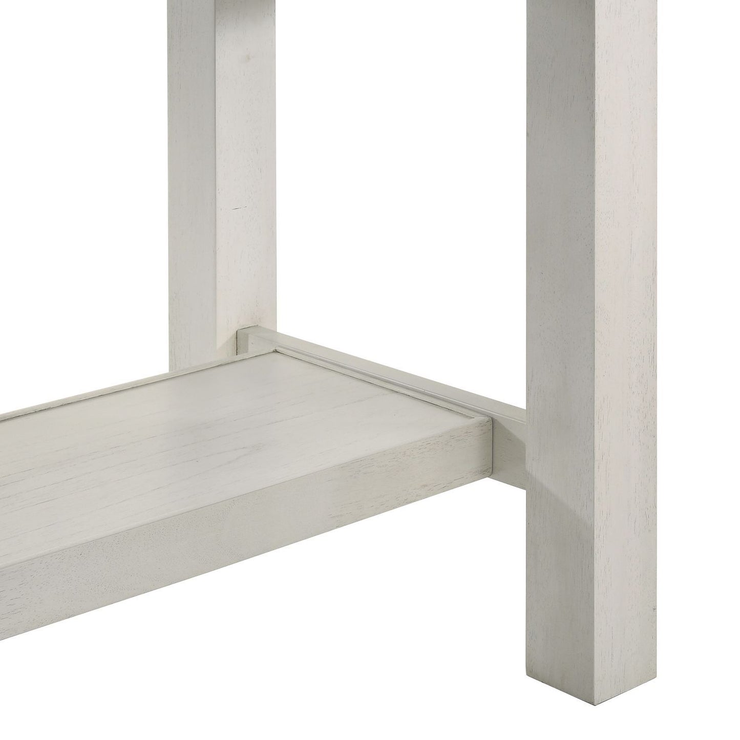 Brook Bay - Gathering Trestle Table Base - Textured White / Carbon Gray