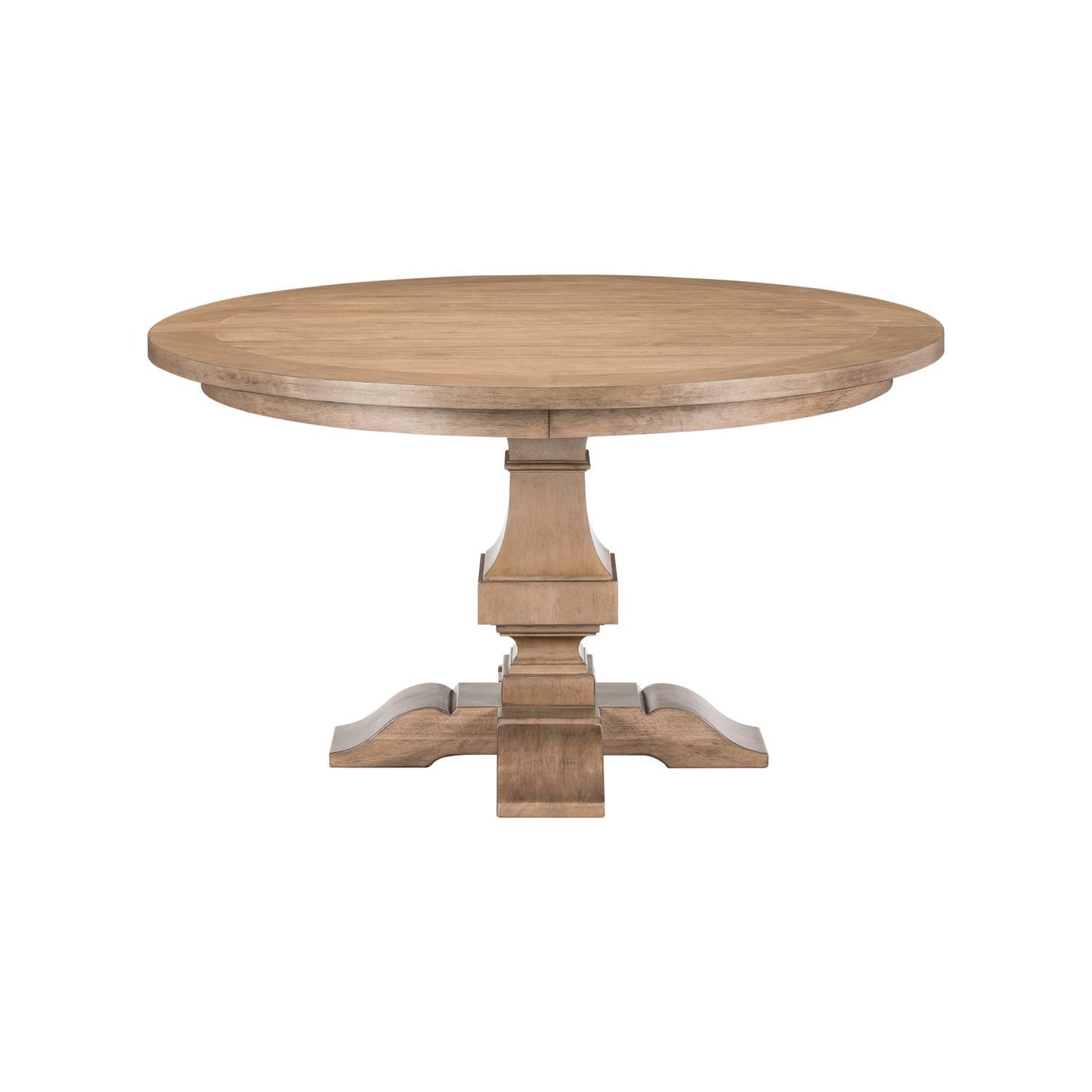 Haven Hills - Round Pedestal Table Top - Camel Beige