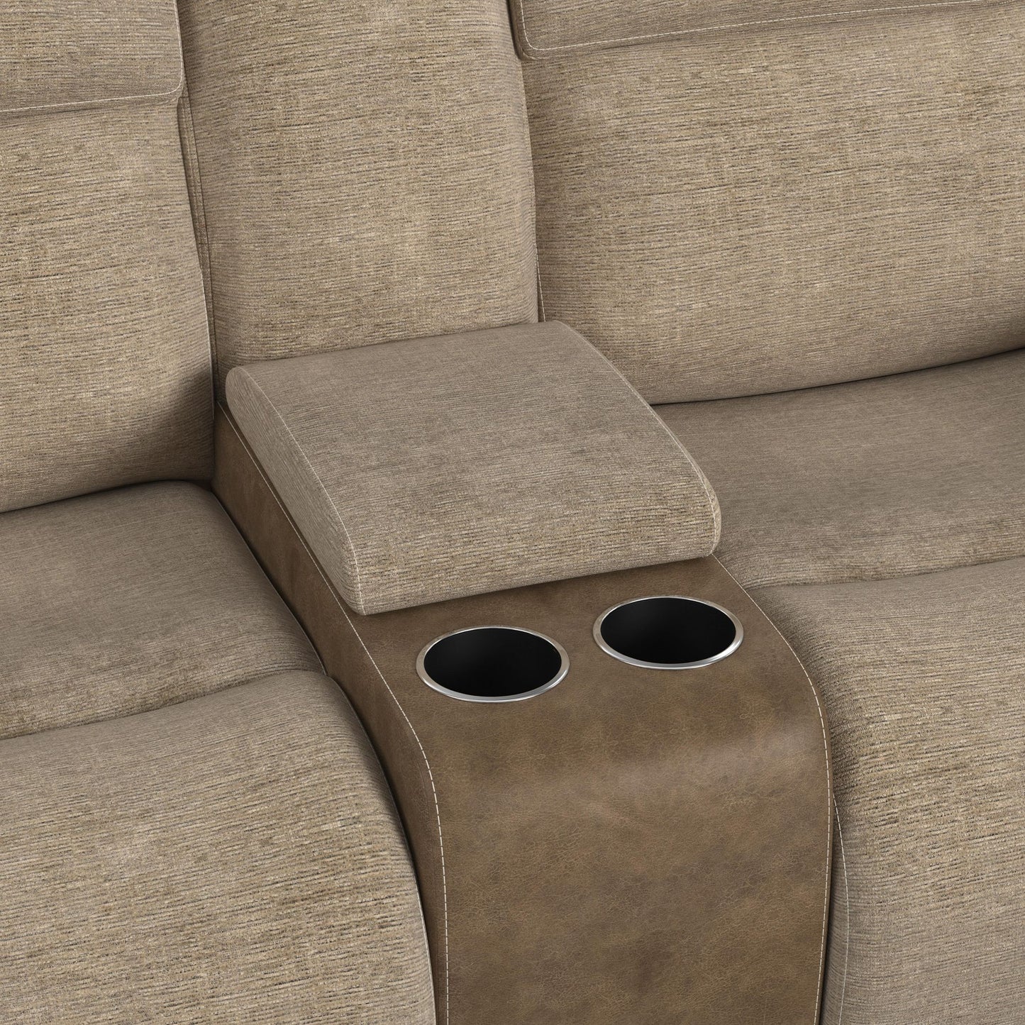 Hornet - Motion Glider Loveseat With Console
