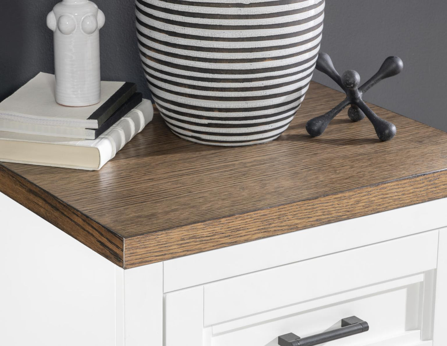 Dutton - Two Drawer Nightstand - Natural White