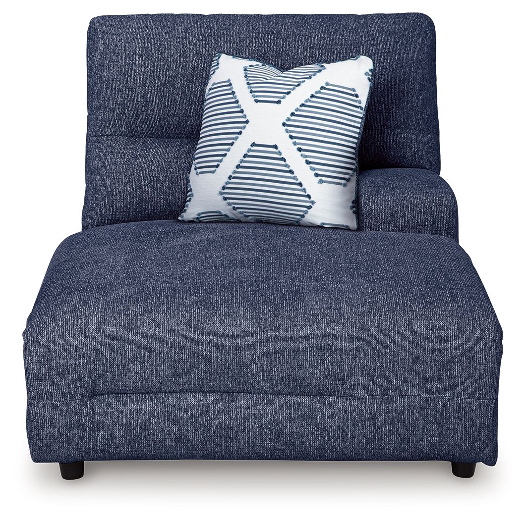 Acklen Place - Raf Power Reclining Back Chaise - Navy