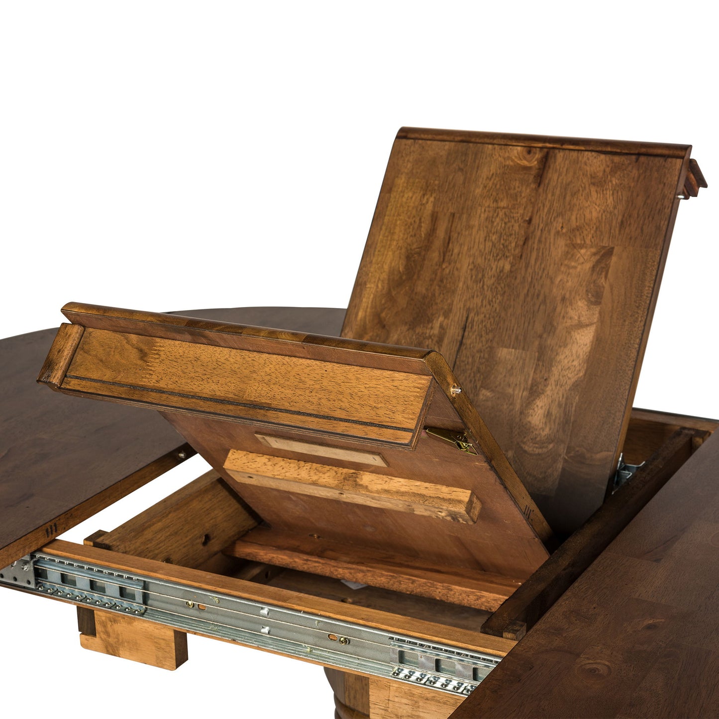 Carolina Crossing - Oval Pedestal Table Top - Dark Brown