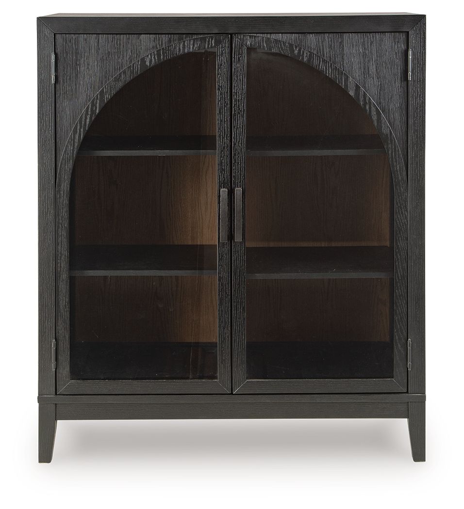 Armenleigh - Bar Cabinet - Black / Brown