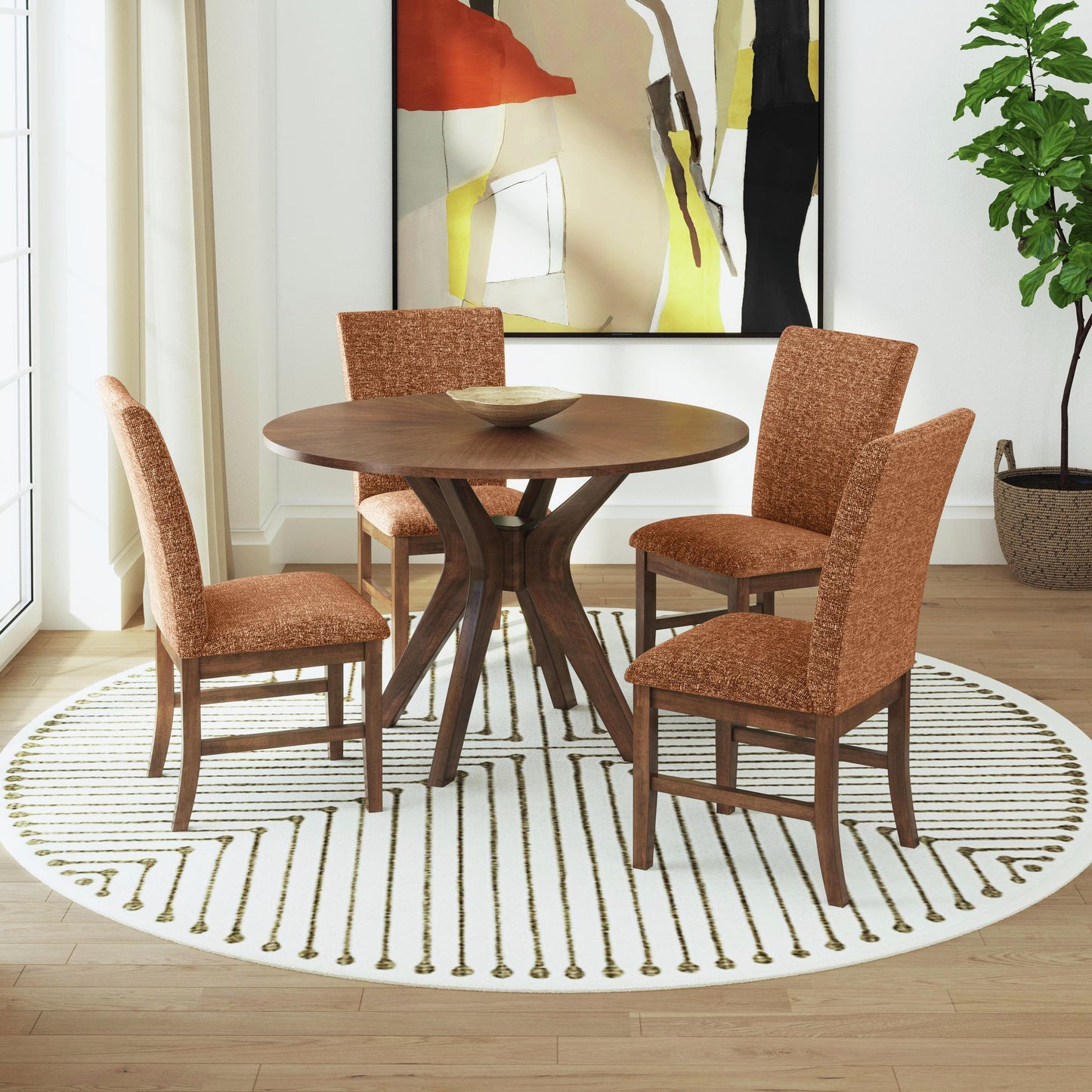 Santa Barbara - Fabric Dining Side Chair (Set of 2)