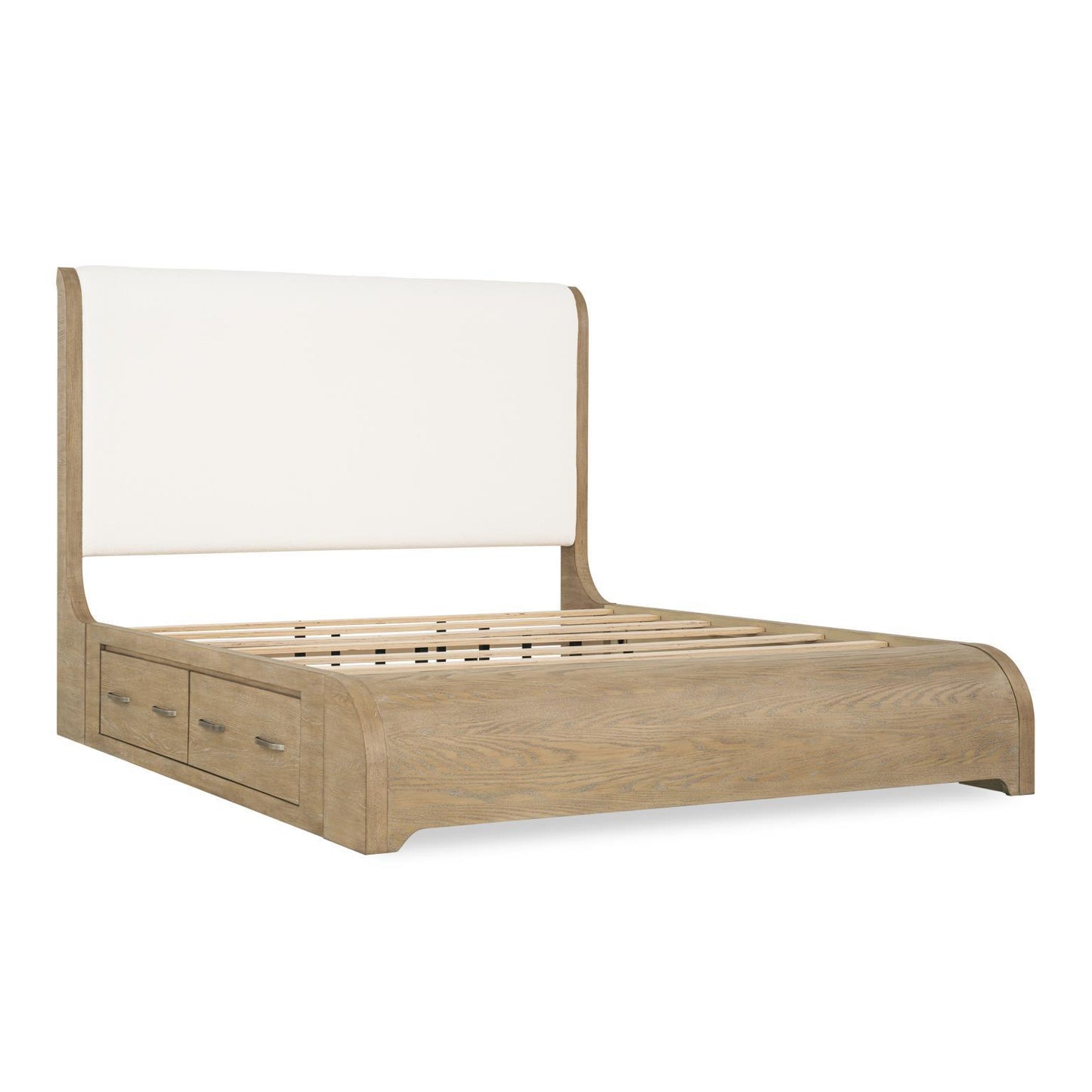 Flow - Queen Sleigh Footboard - Sandstone