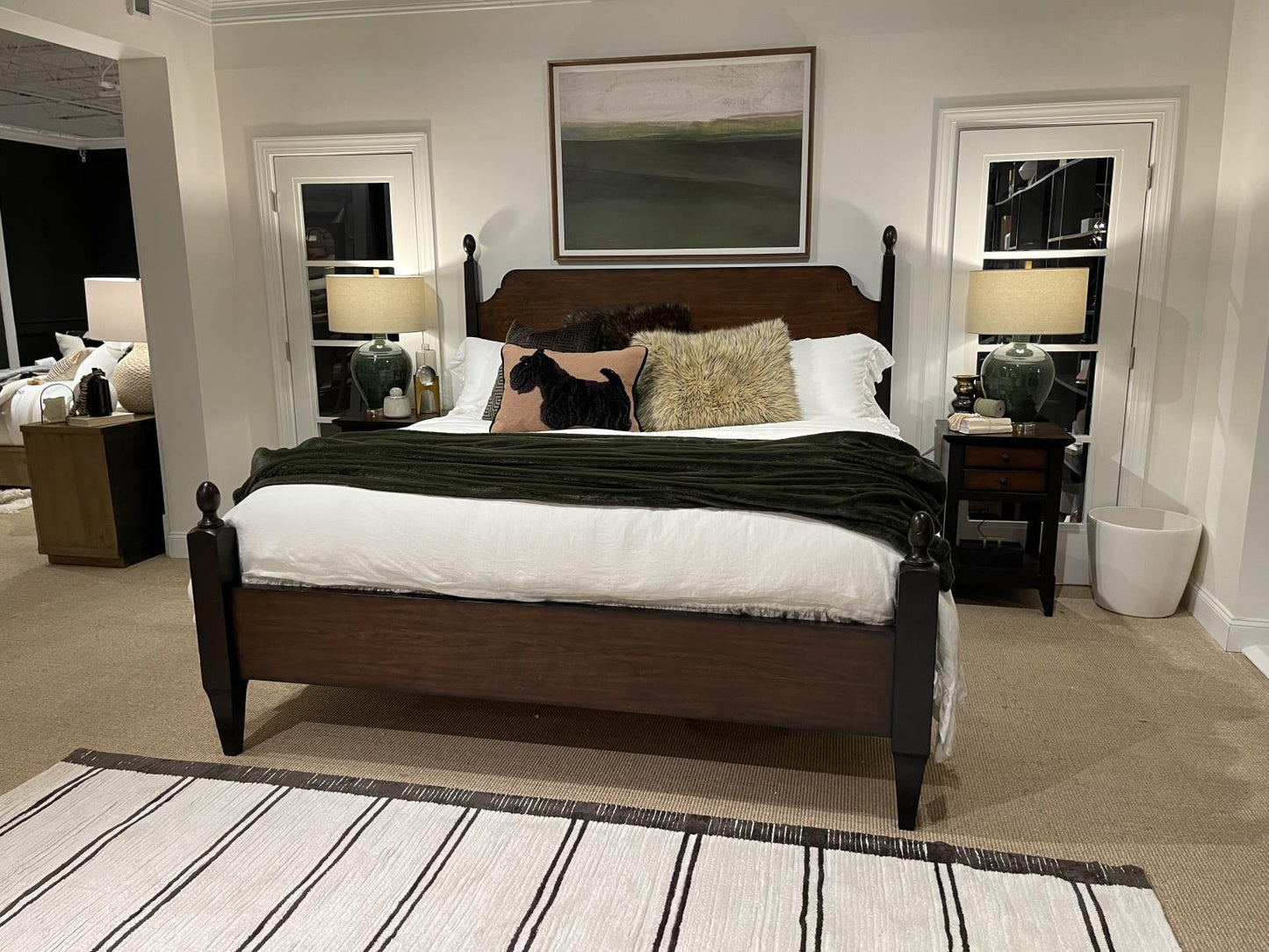 Fenmore - Complete Panel Bed With Storage Bench