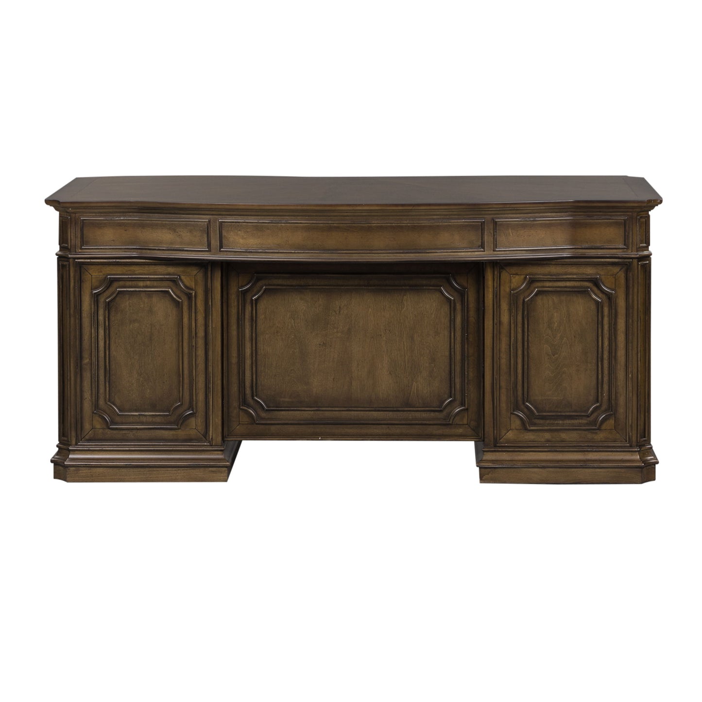 Amelia - Jr Executive Desk Base - Dark Brown