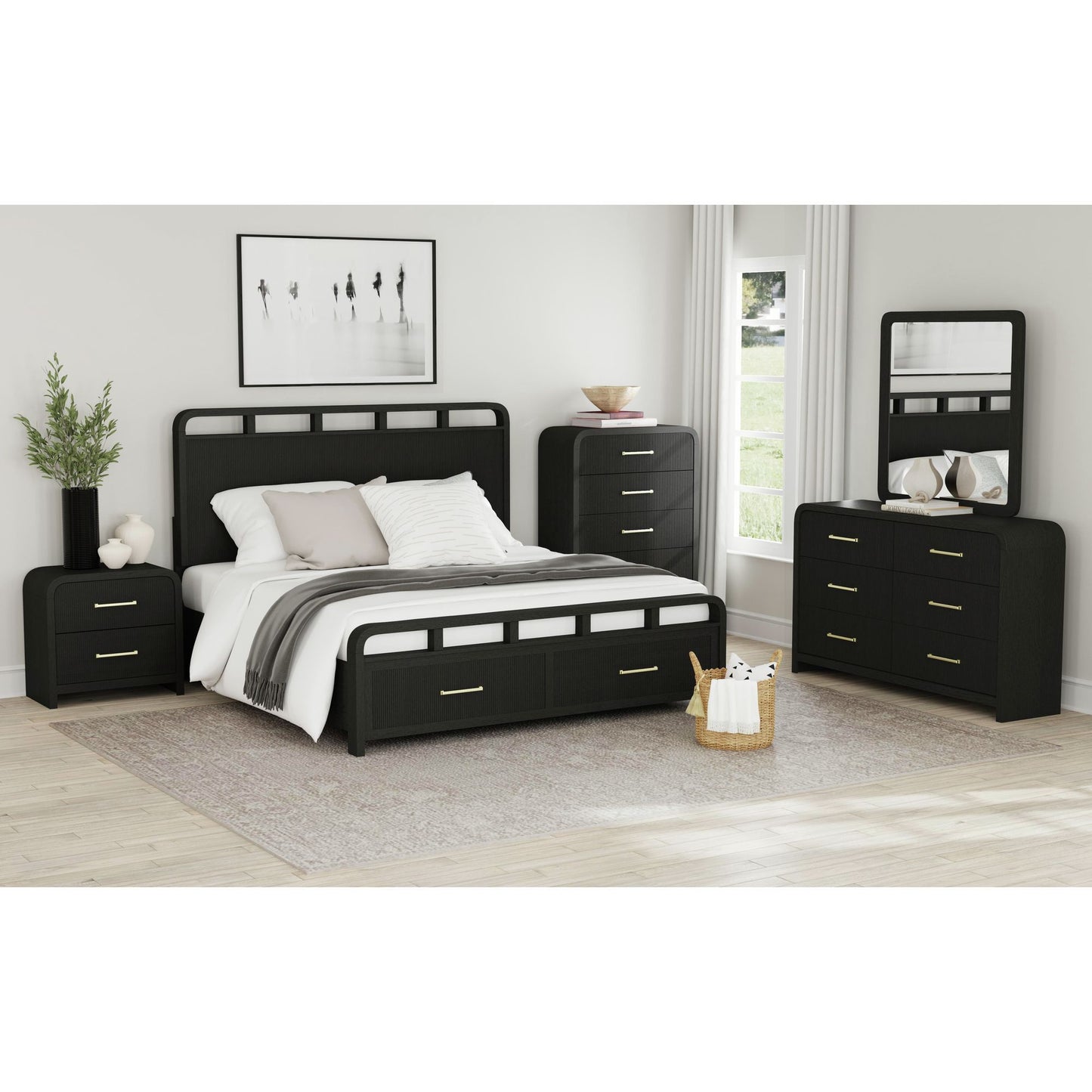 Ridgemont - 2-Drawer Nightstand With USB