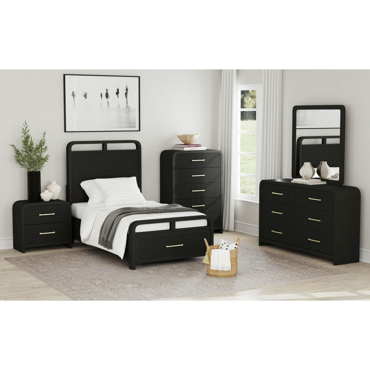Ridgemont - 2-Drawer Nightstand With USB
