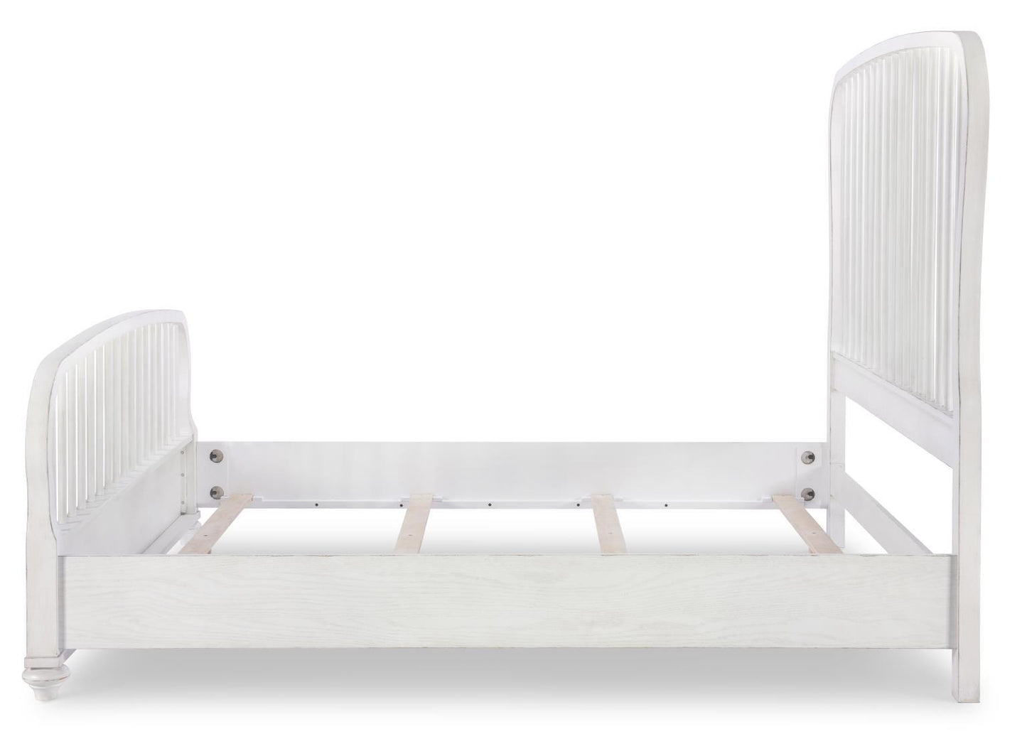 Cottage Park - Spindle Headboard King / California King - Aged White