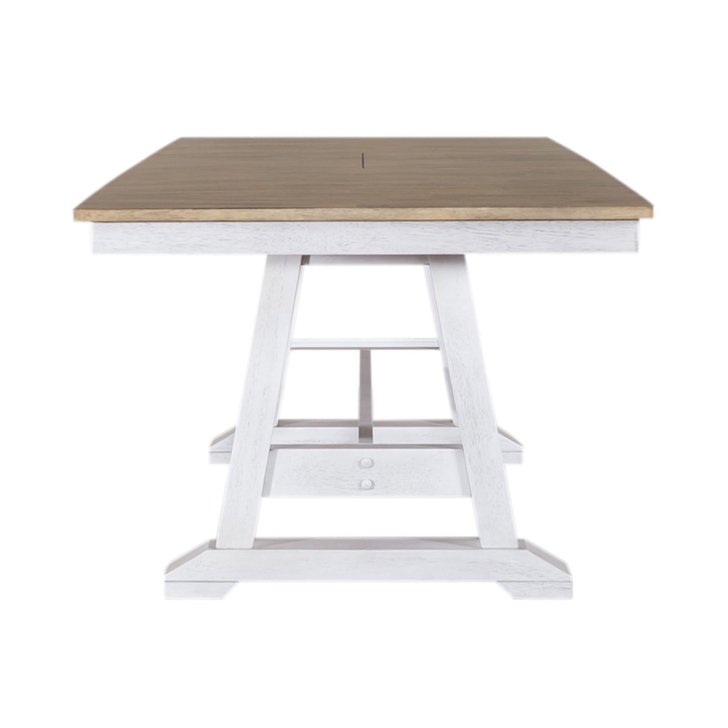 Lindsey Farm - Trestle Table Top - Weathered White